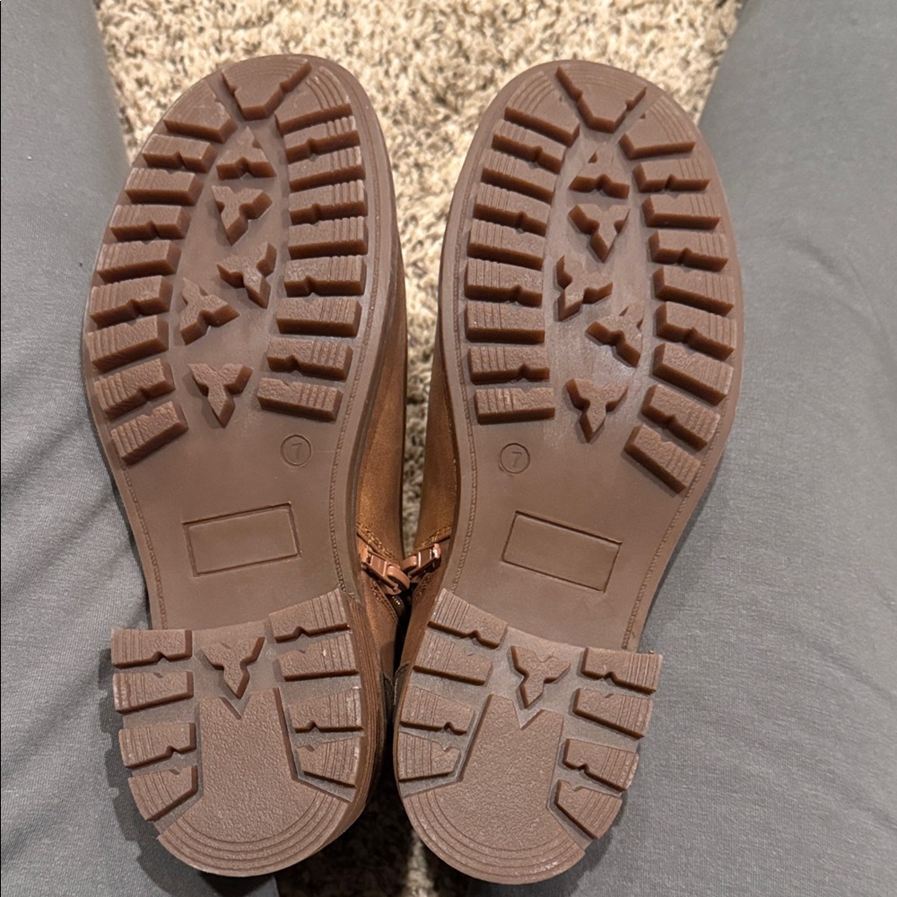 Classic Tan Ankle Booties - Picture 5 of 5